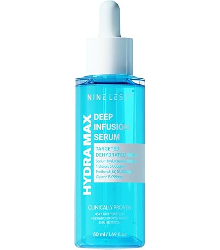 Amazon.com: NINELESS HYDRA-MAX Hyaluronic Acid Serum with B5 for
